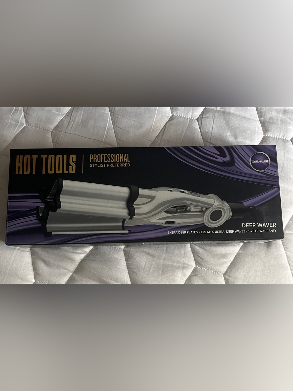 Hot Tools Tourmaline Deep Waver, NIB